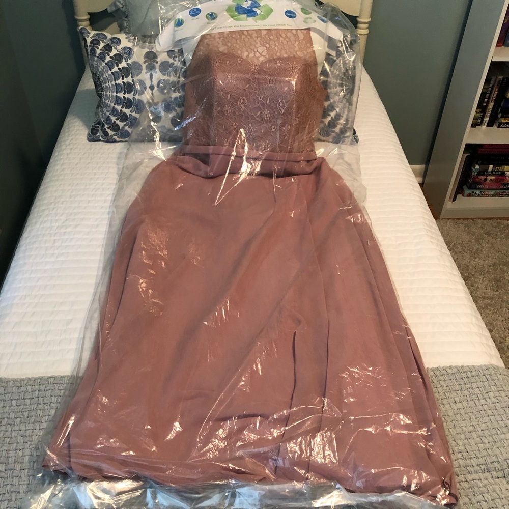 Azazie Frederica Bridesmaid Dress in Dusty Rose